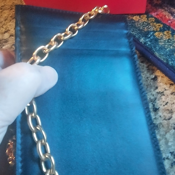 🌹Rare Schiaparelli Black Leather Ear Chain Phone Case - Picture 5 of 15